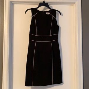 LOFT Black Outlined Dress